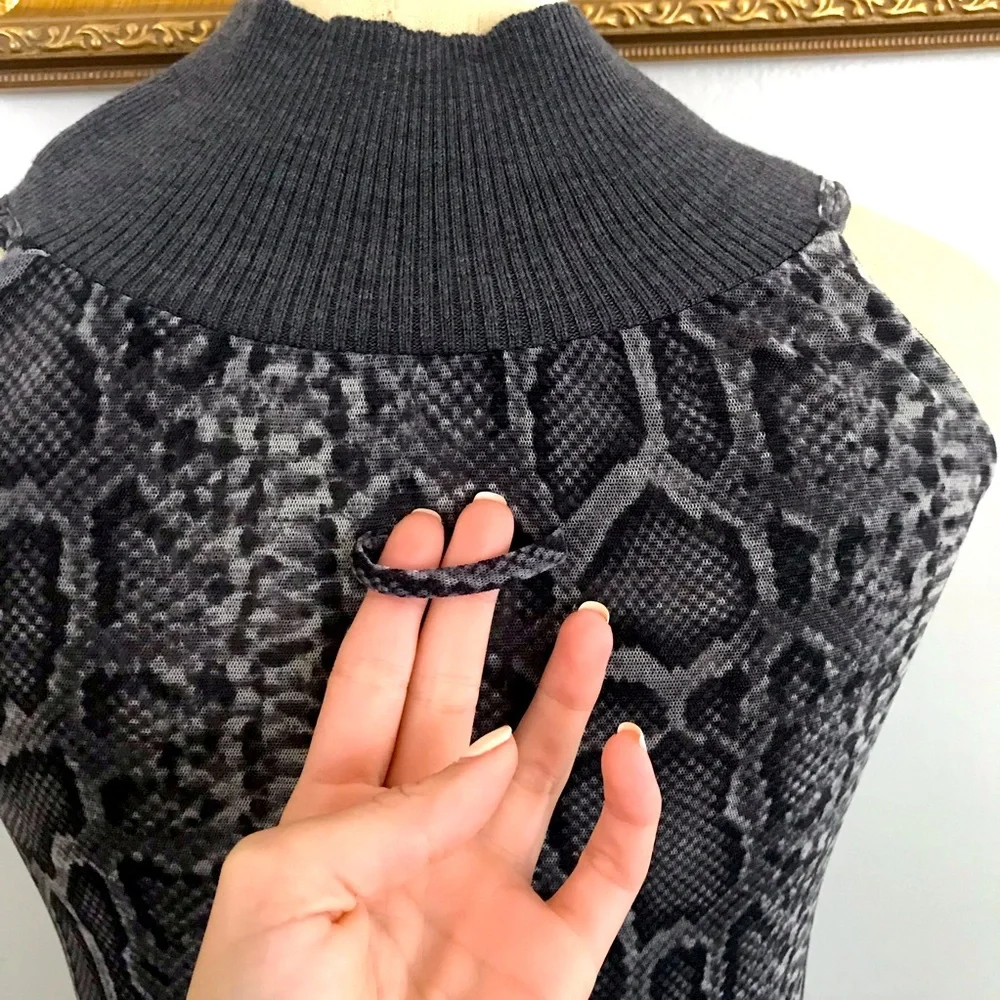 90s Snakeskin Mesh Jean Paul Gaultier dress - Picture 7 of 11